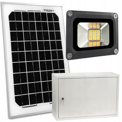 Solárna sada 10W, LED 10W, 7Ah, krabica