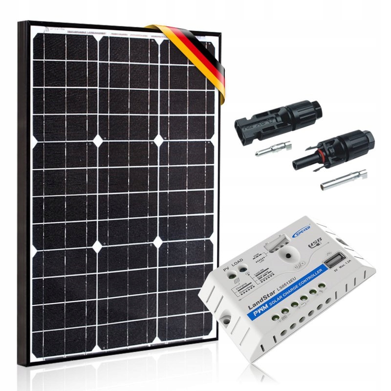 50W Prestige Solar Set s 5A regulátorom
