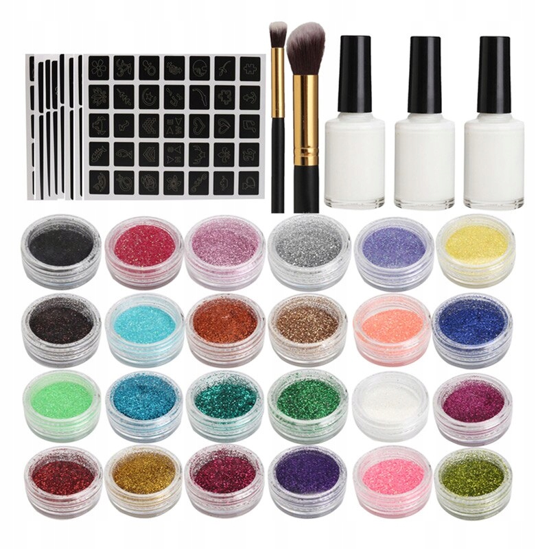 Tetovacie súpravy Tetovacia sada Body Art Glitter