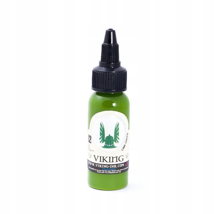 Zelený atrament na tetovanie VIKING - LIME GREEN 15ML