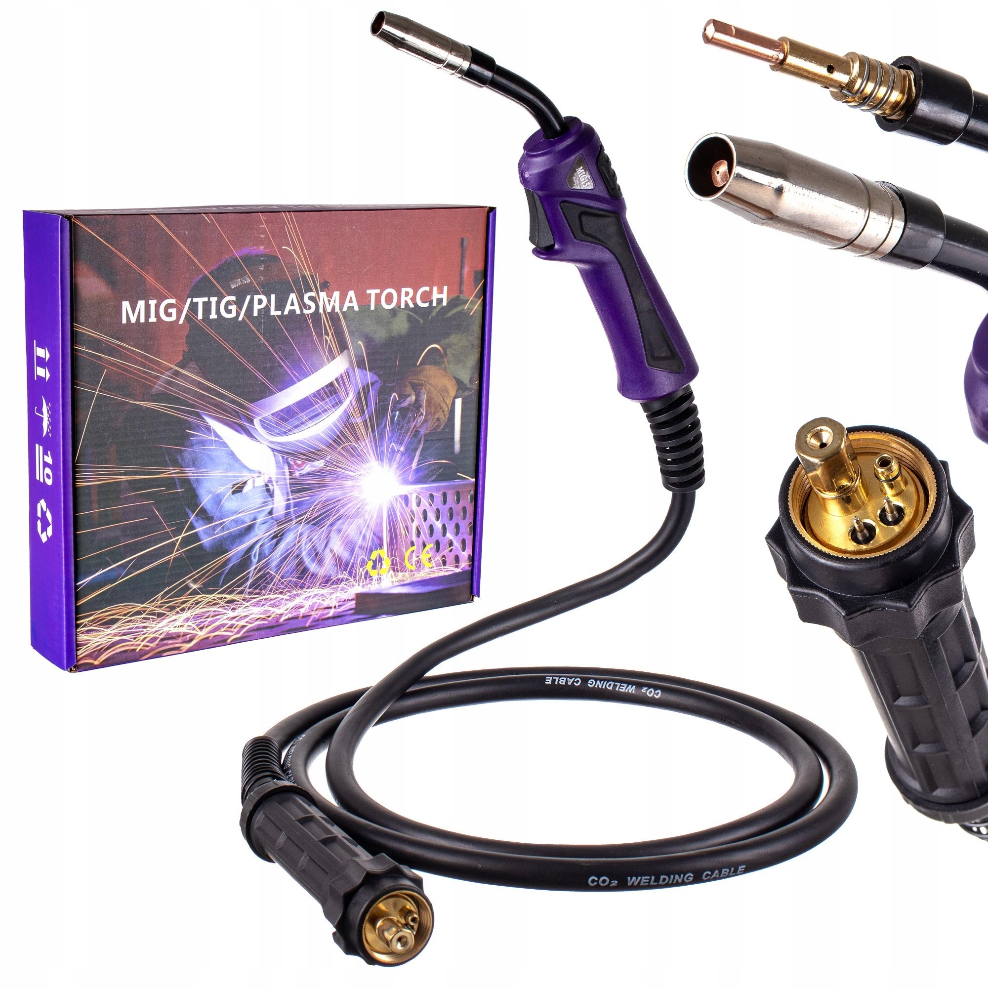 Zváracia pištoľ 4m MB15 MIG MAG Euroconnector Joint EURO Socket Gun