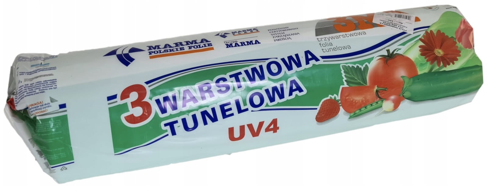 ZÁHRADNÁ FÓLIA - TUNNEL 8x33m - 4-sezónne UV4 - Marma Polskie Folie