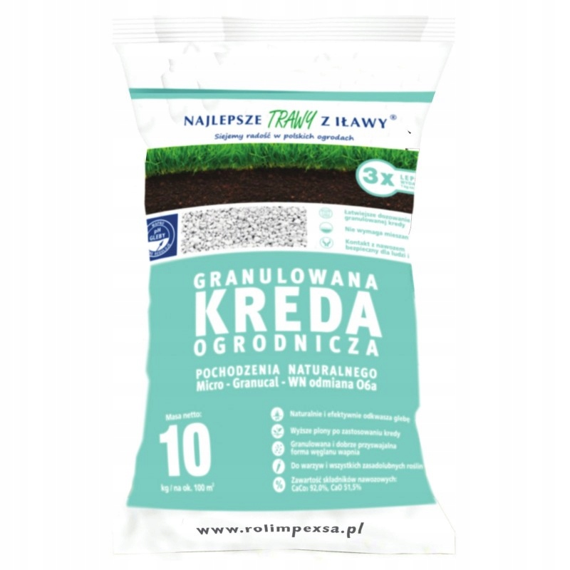 Rolimpex vápenné hnojivo granulát 10 kg 10 l
