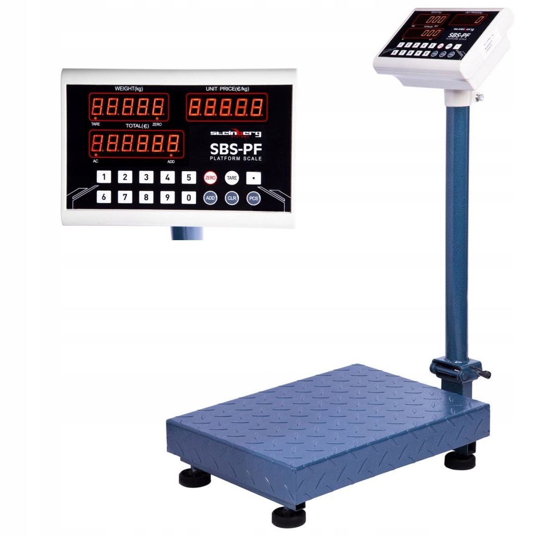 sklopná váha plošiny a1s LED, do 100 kg