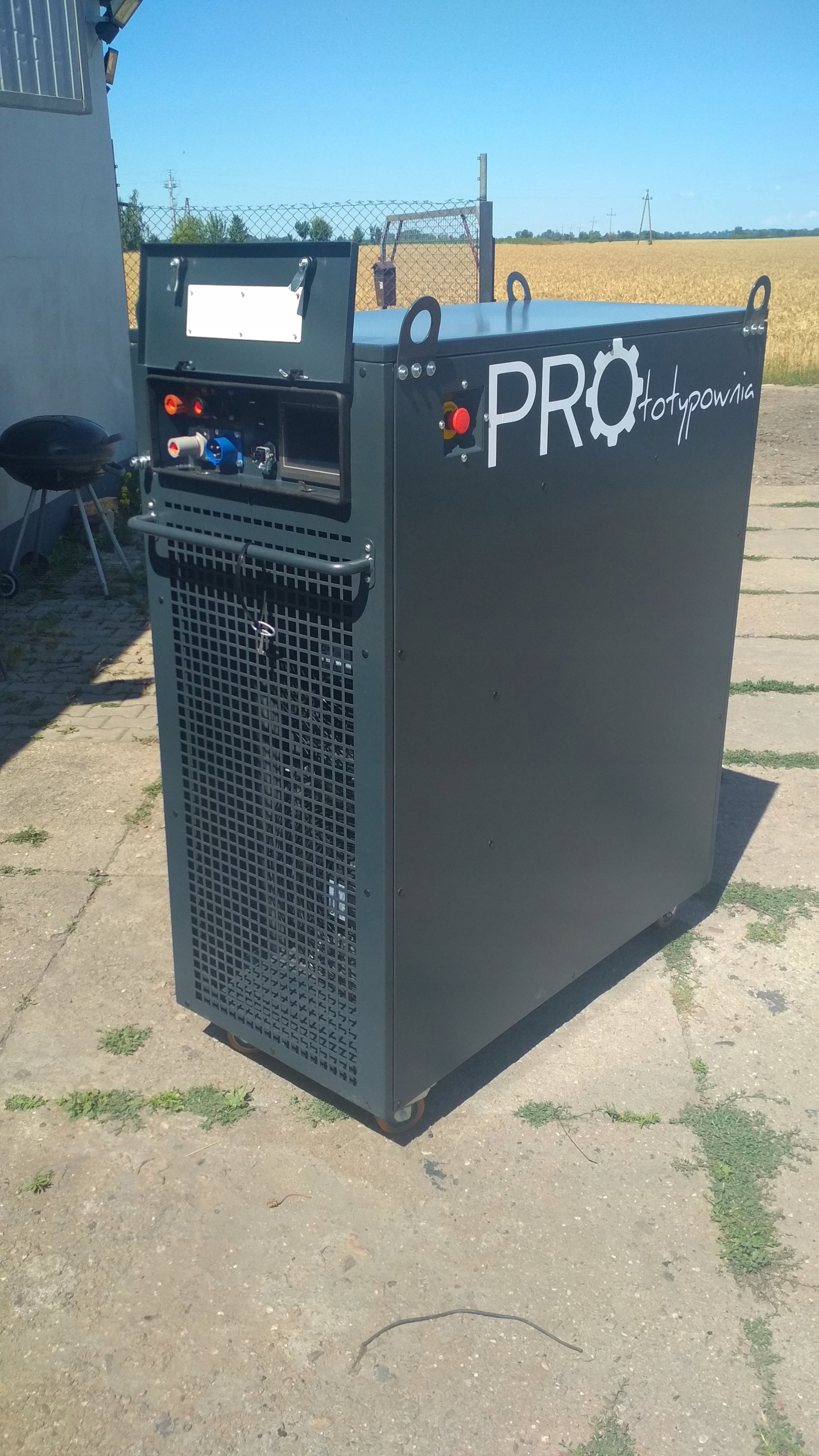 generátor energie, záťaž, skúšky 250kW tester