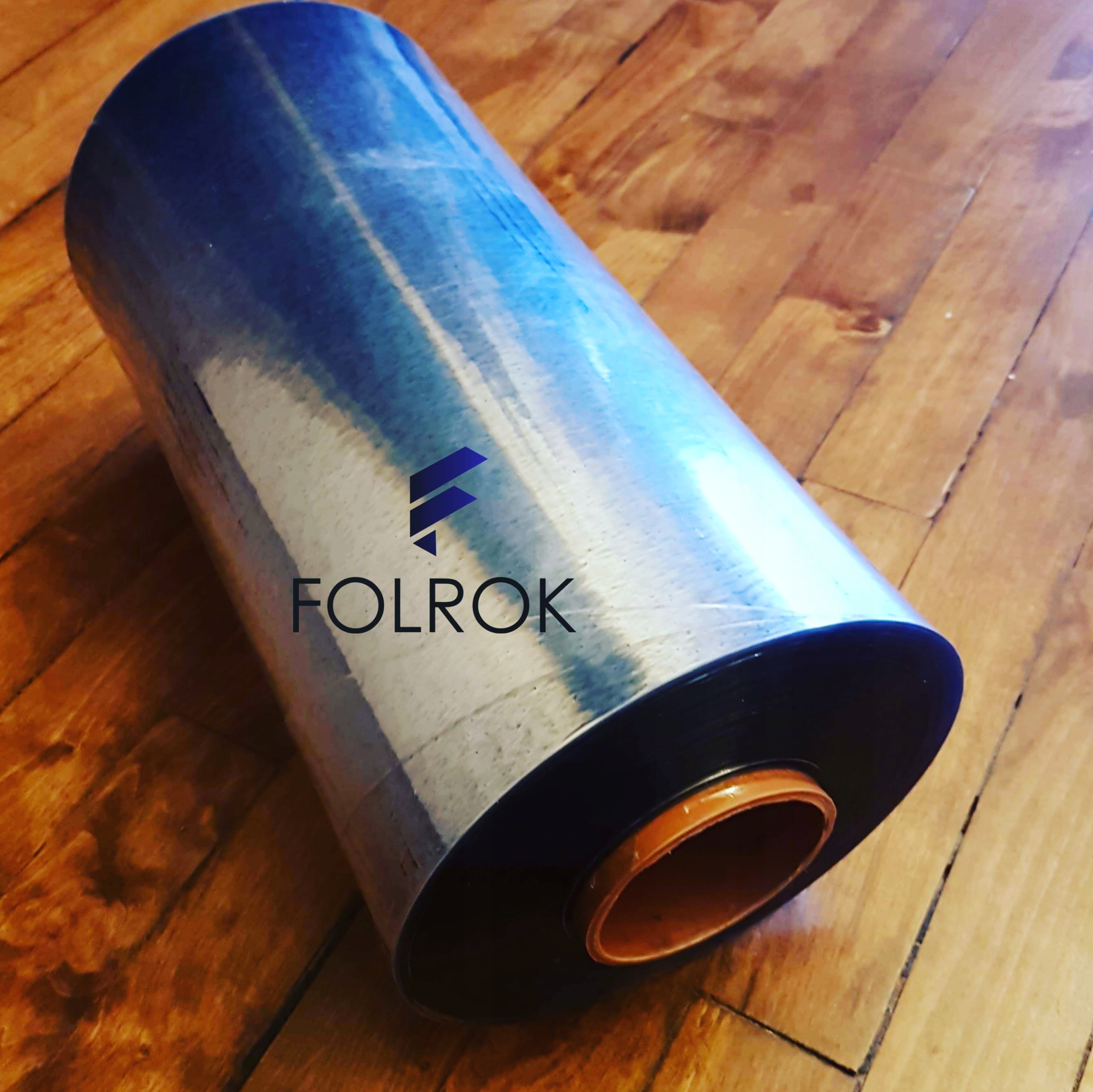 PVC fólia s polovičným rukávom 400 mm, 30 mikrónov, teplom zmrštiteľná