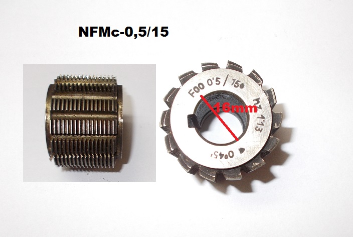 Rezačka závitov NFMc 0,5 / 15 F / DPH