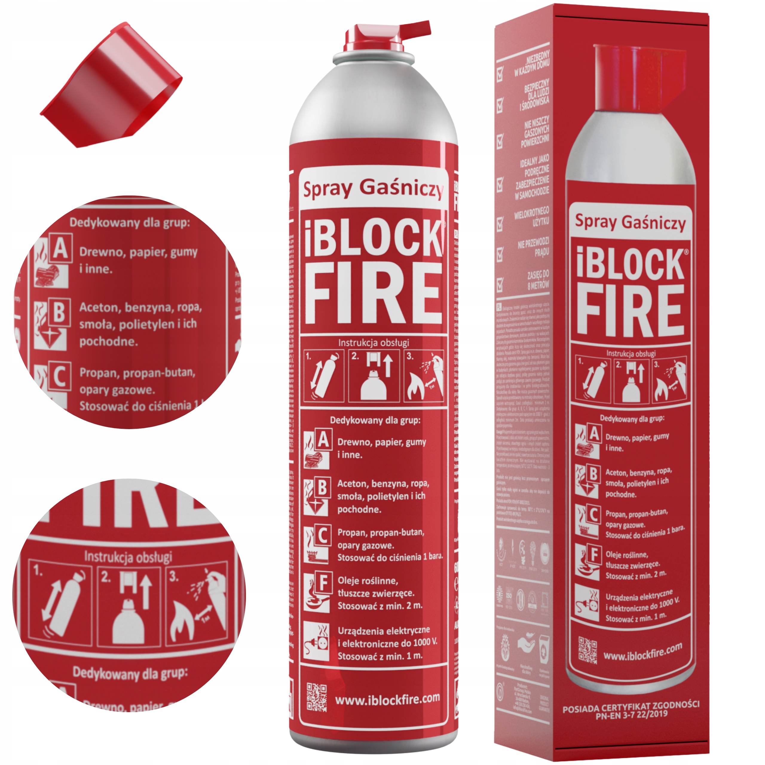 PartGroup iBlockFIRE hasiaci sprej 600 ml