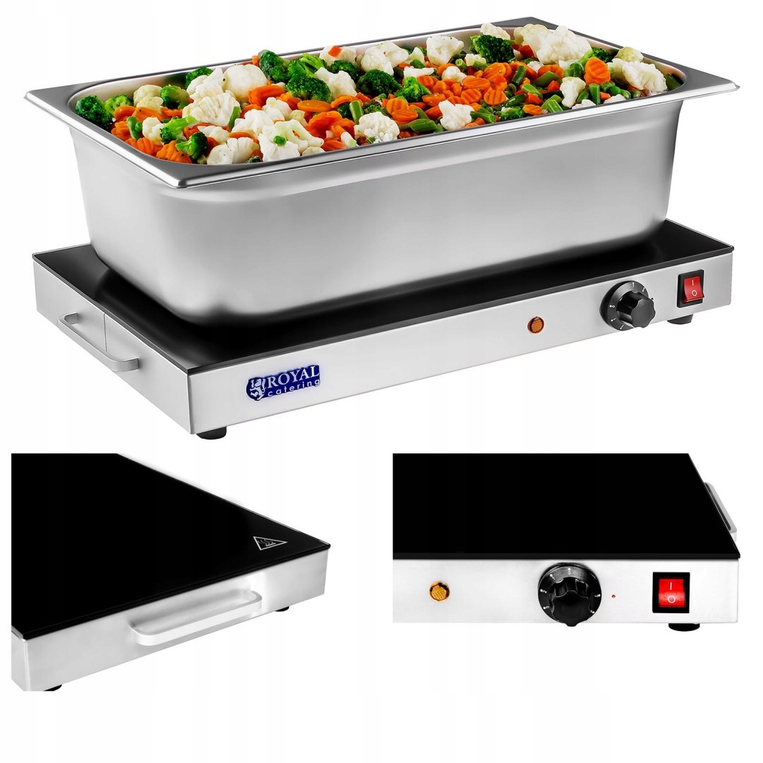 j8k Gastronomický vyhrievací tanier GN