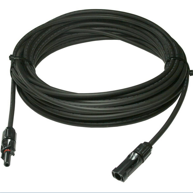 predĺženie solárneho kábla 15m / 4mm + 2 zástrčky MC4 HIT!