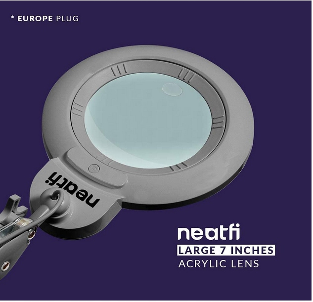 Kozmetická lampa - Lupa Lupa LED Neatfi XL Bifokal 5 Dioptri s 20