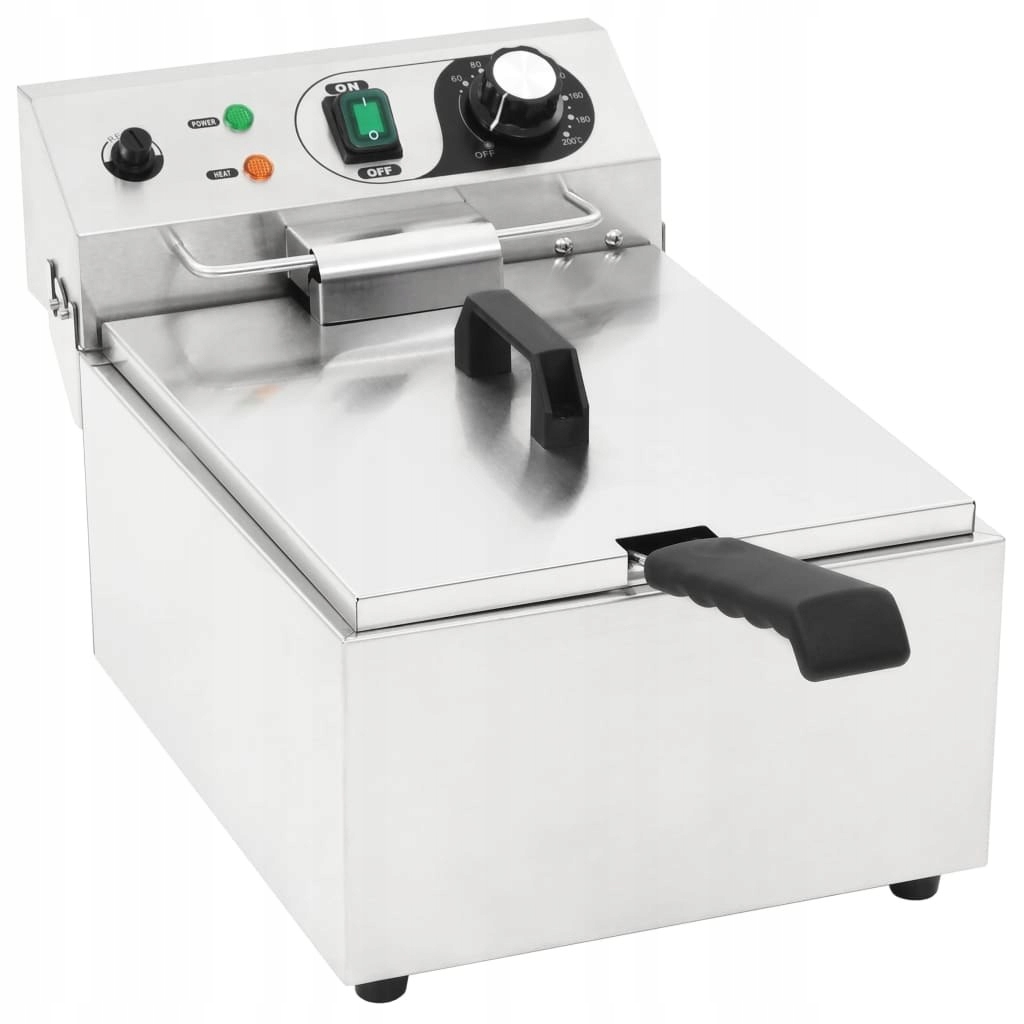 m8n Elektrická fritéza, 10 L, 3000 W