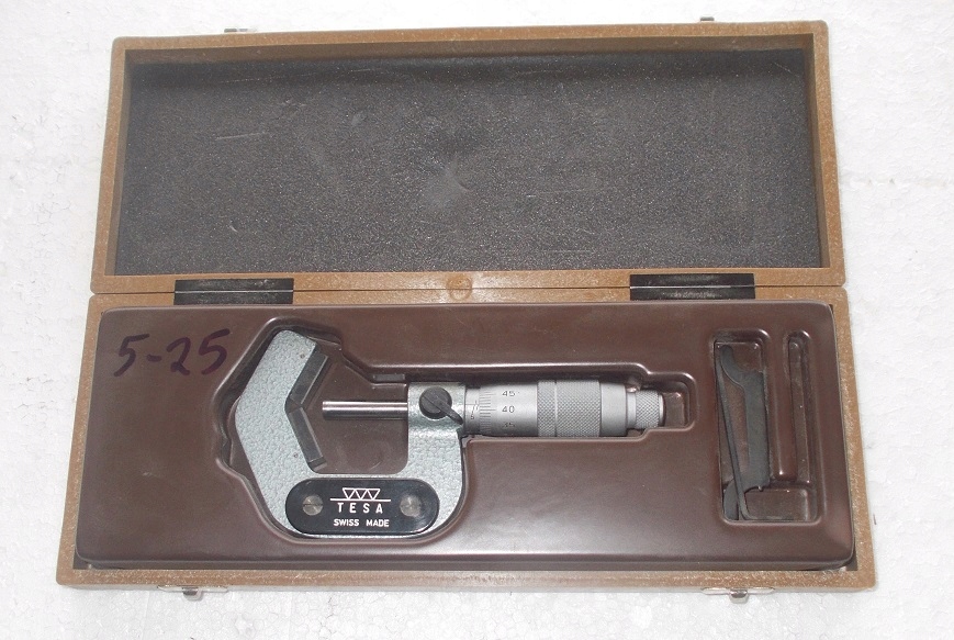 mikrometrový mikrometer s okrajom 5-25 TESA