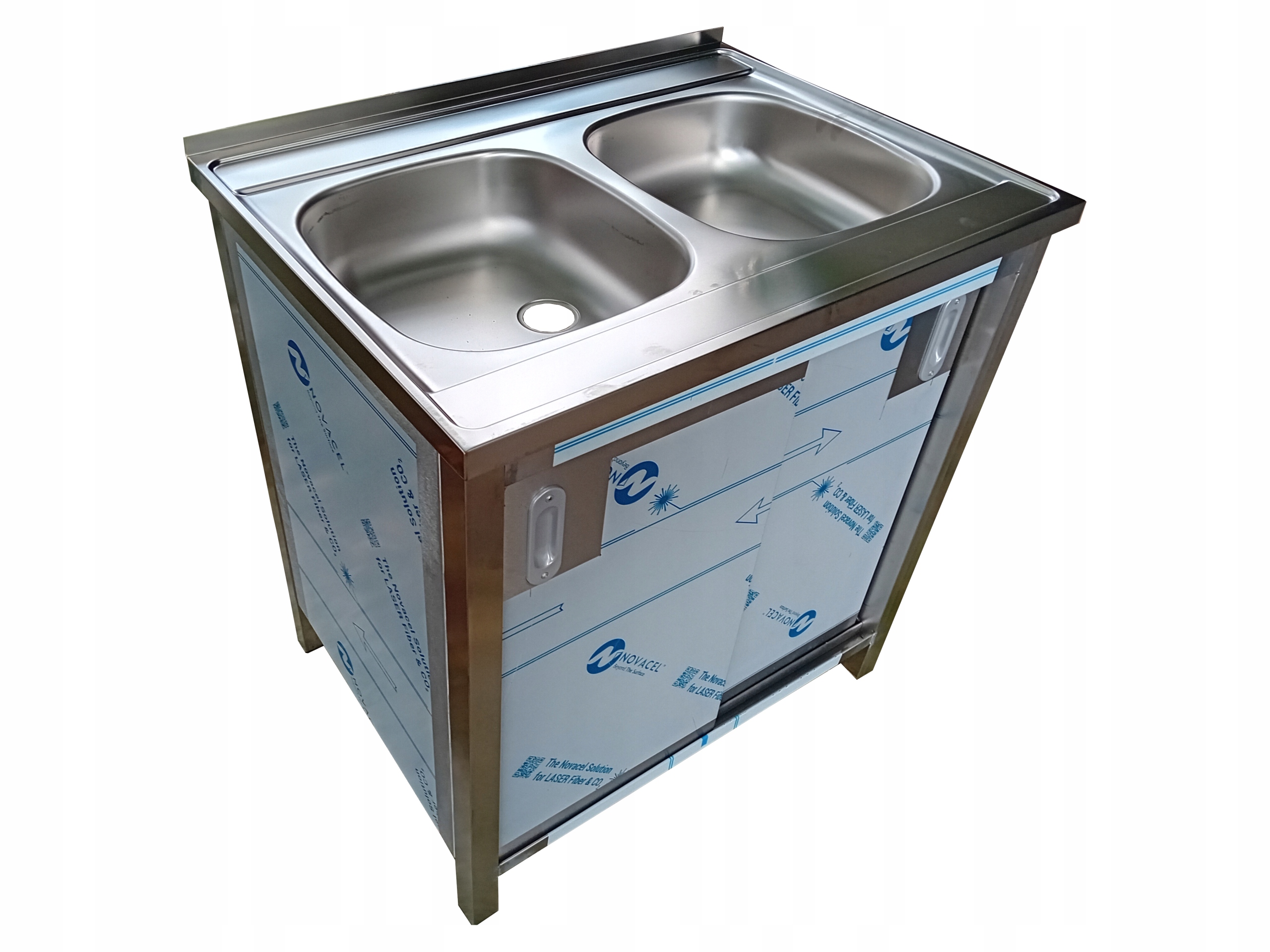 2-BASTER GASTRONOMICKÝ DREZ S POLOU 80X60X85