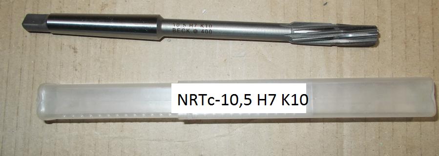 Výstružník strojový NRTc- 10,5 H7 K10 F / DPH