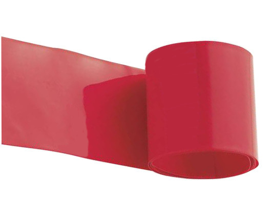 zmršťovacia bužírka 48mm 1m červená tenká
