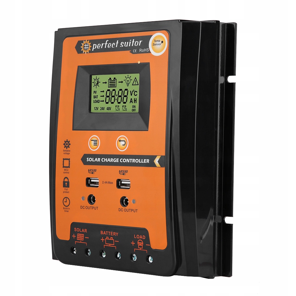 solar 70A 12 / 24V Controller MPPT regulator