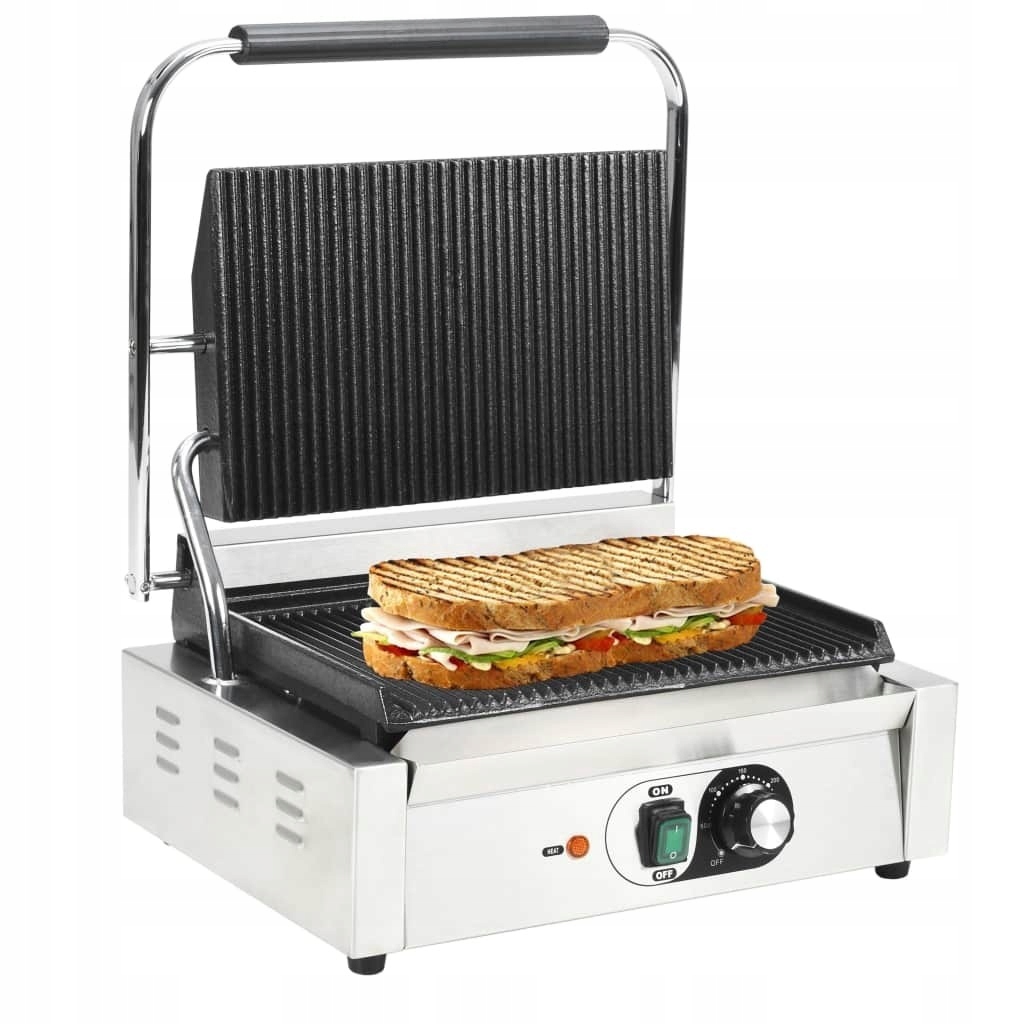 stradeXL Panini Maker, rebrovaný, 2200 W, 44