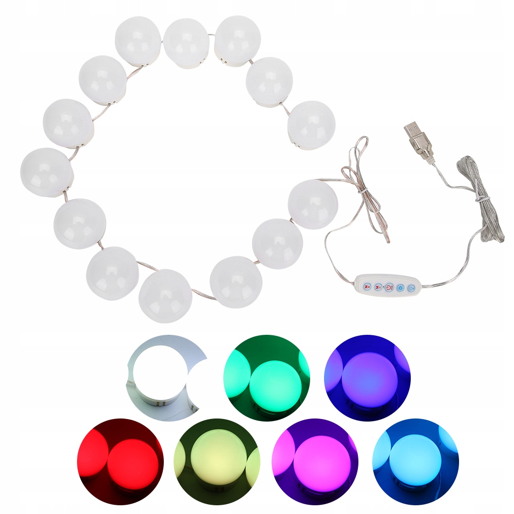 LED make-up stolné zrkadlové svetlá