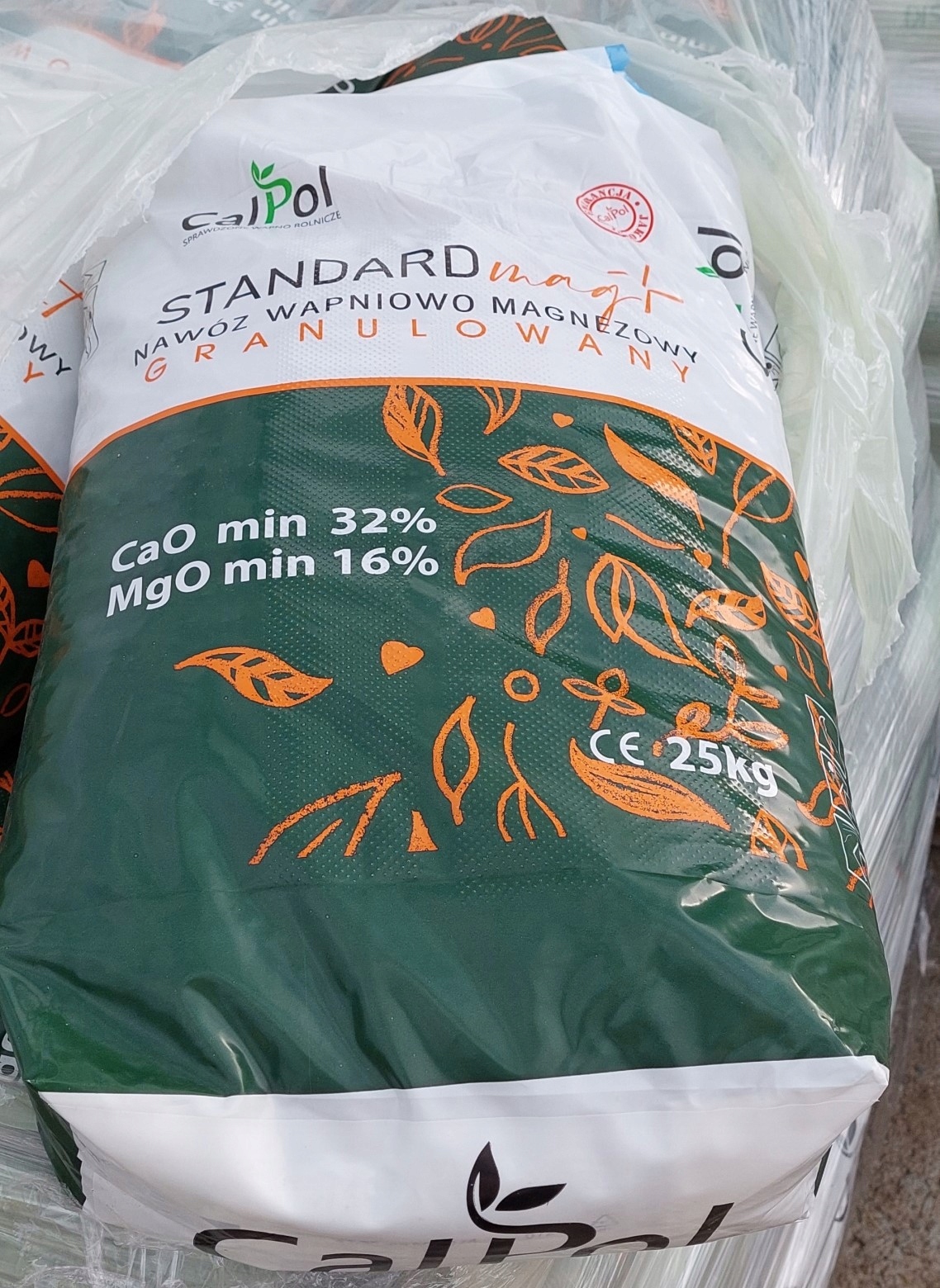 Magnézium vápenné hnojivo PolCalc SuperMag granule 25 kg