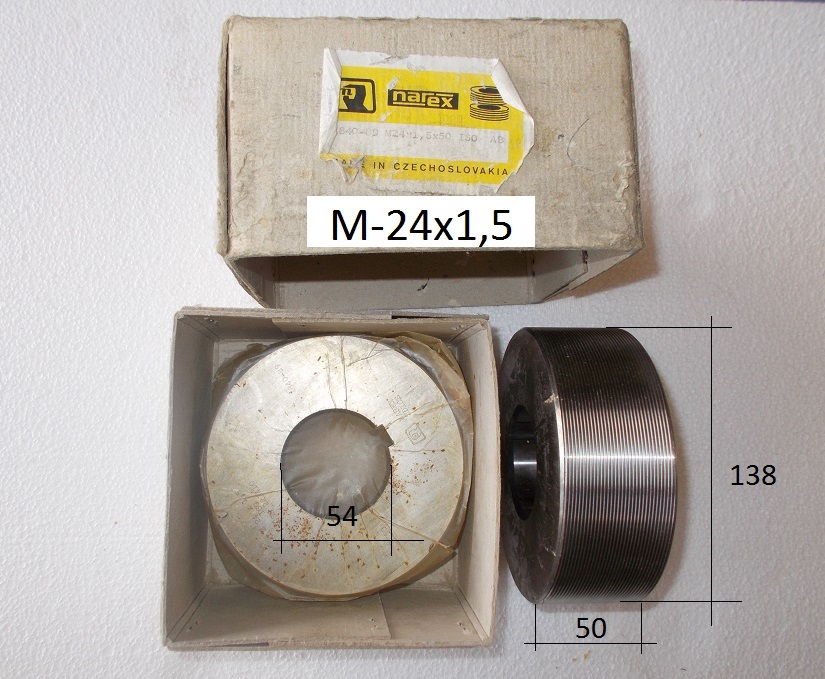 závitové valčeky M-24x1,5 F / DPH