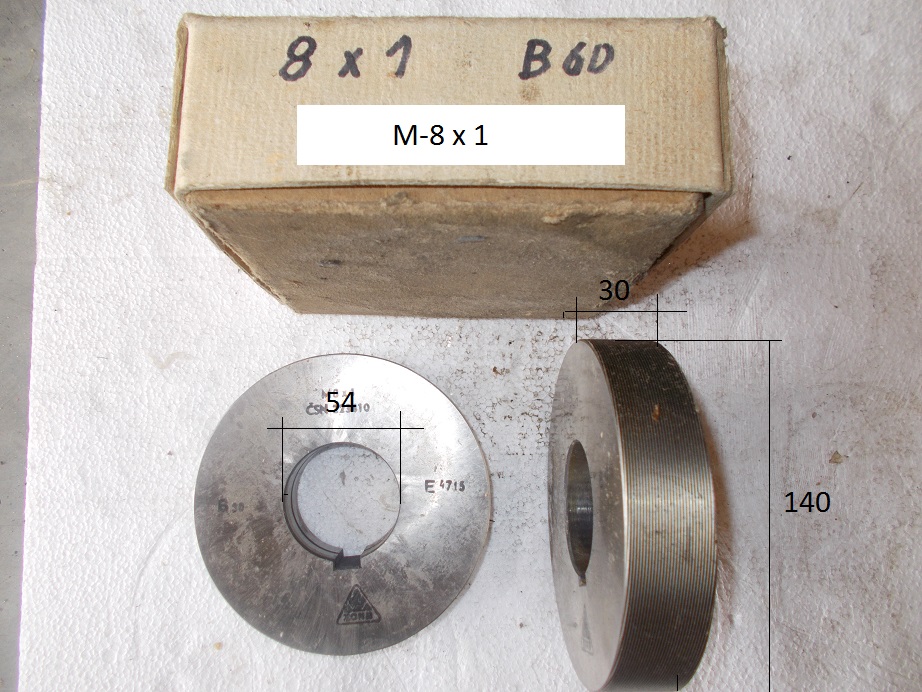 závitové valčeky M-8x1 F / DPH