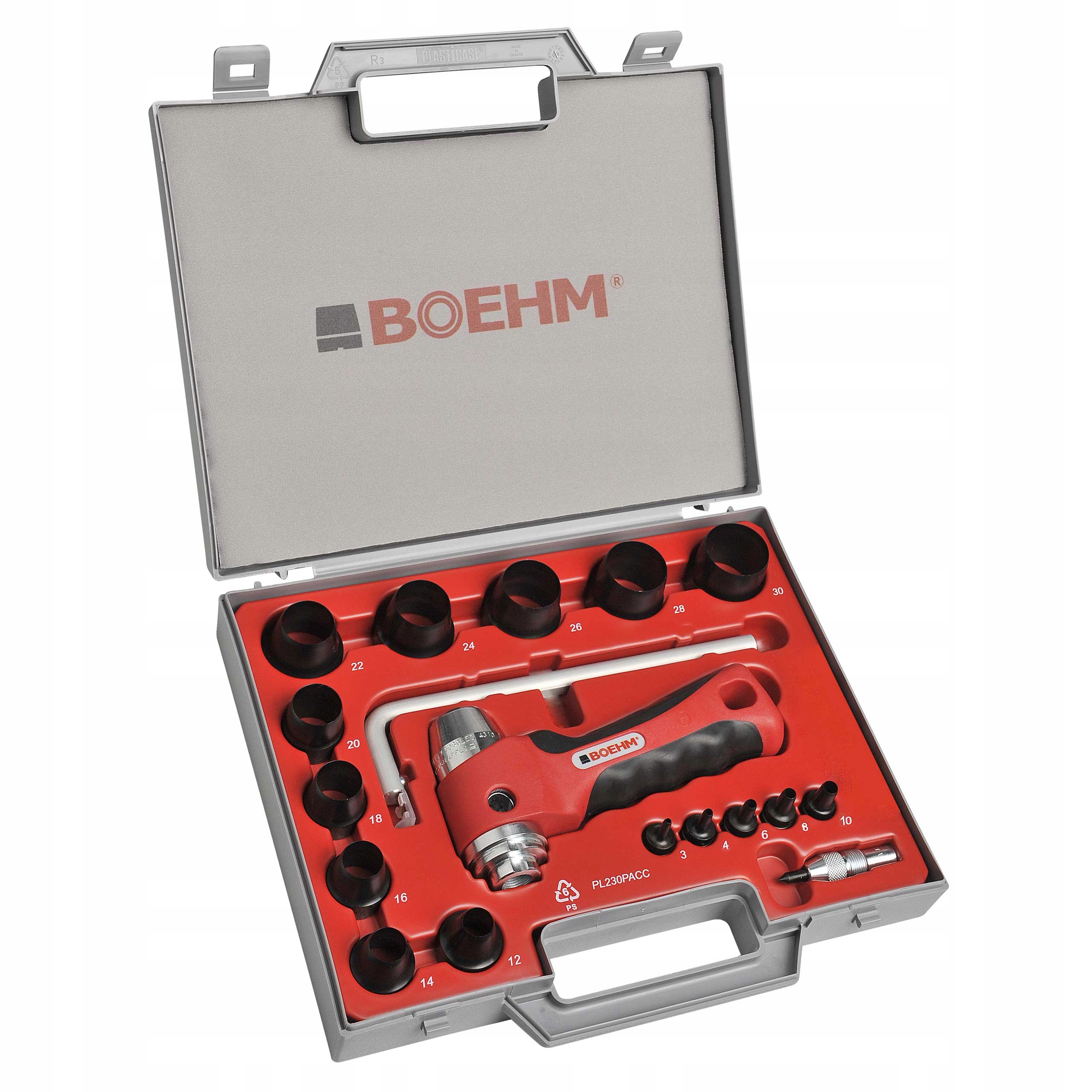 razníky 3-30 mm s kompasom JLB 330 PACC Boehm