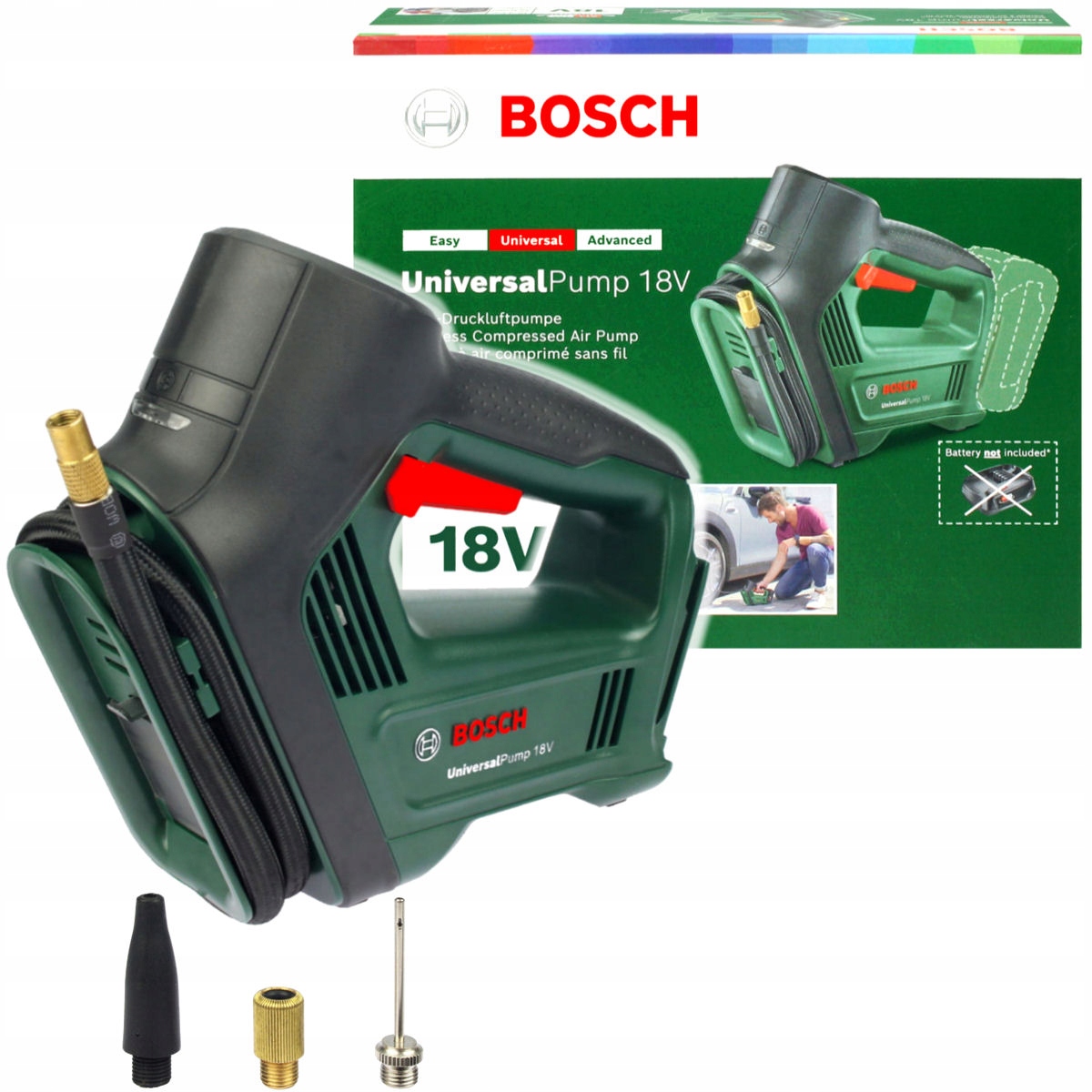 Bosch UniversalPump 18V odtiene zelenej