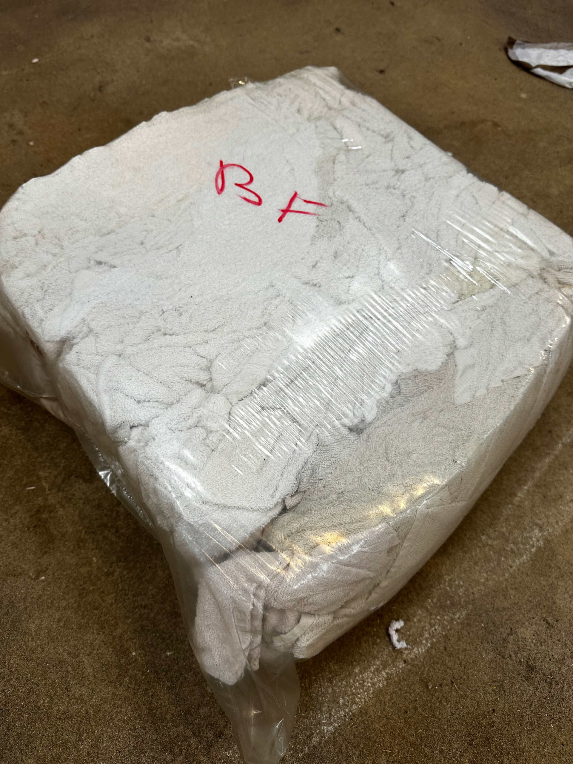 Biele froté 10kg strih