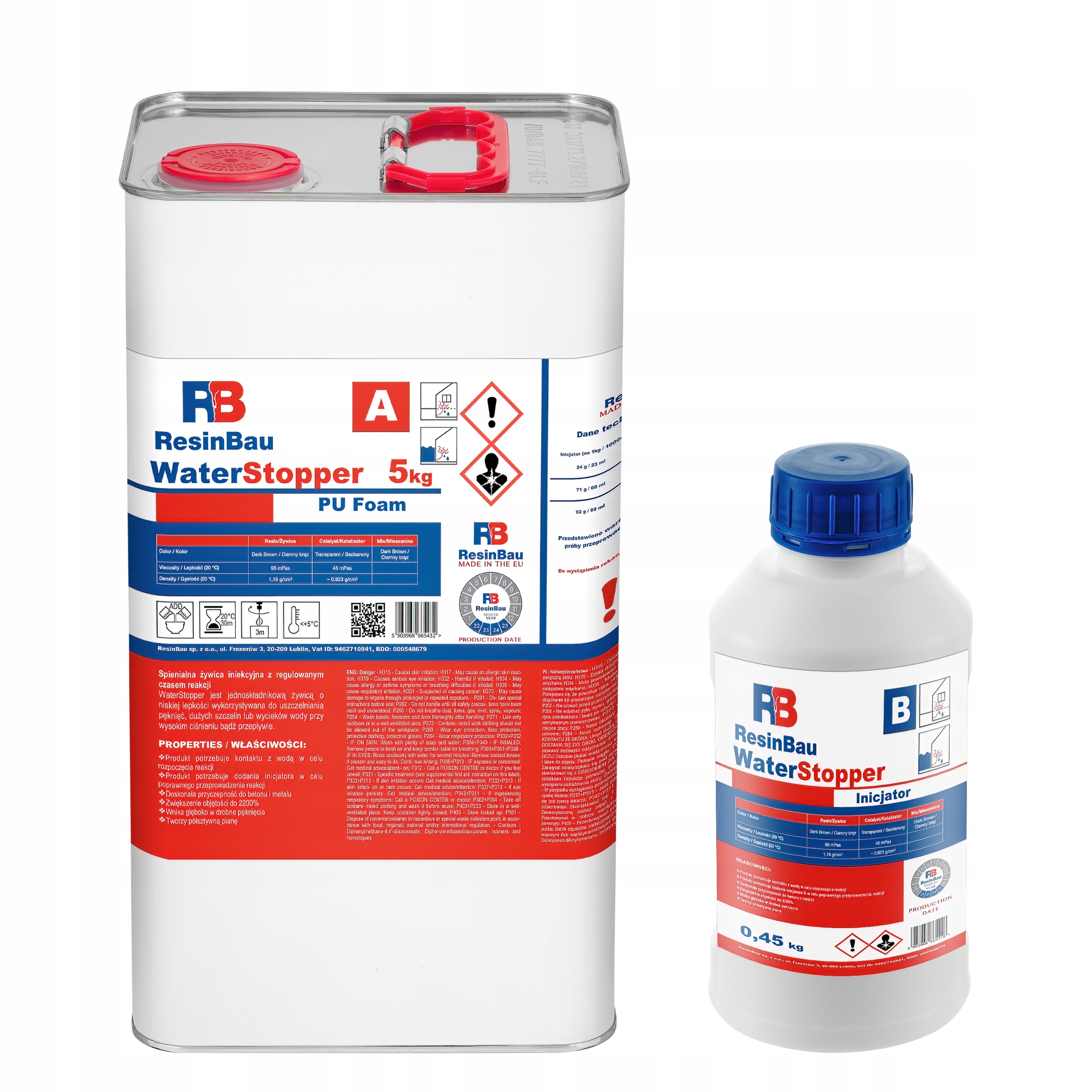 Injektážna živica ResinBau WaterStopper 5,35 kg